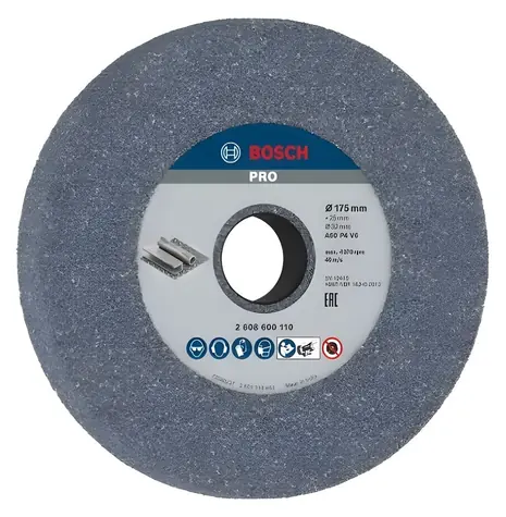 BOSCH Brúsny kotúč na kov P60 / Brúsny kotúč / 175x25x32 mm / zrnitosť 60 / pre oceľ a liatinu