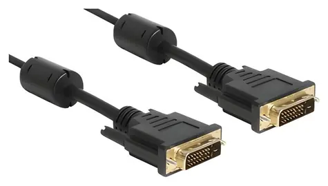 DeLock DVI Dual-Link kábel 1 m / Kábel k monitoru / M/M