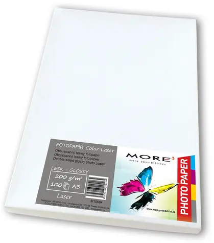 Armor Fotopapier lesklý obojstranný A3 / Fotopapier / Pre laserové tlačiarne / 200 g/m2 / 100 listov