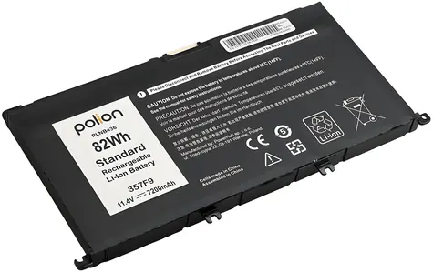 Trx Polion 357F9 / Batéria pre notebook DELL / Inspiron 15 7557, 7559, 7567, 3779 / Li- ION 7200 mAh / neoriginálna