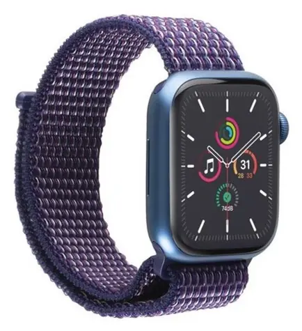 Aiino Koa Night Blue / Remienok / Apple Watch 42-49 mm / Series 1-11