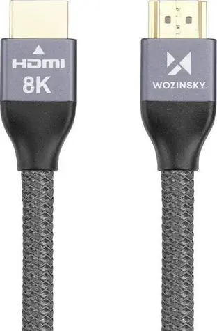 Wozinsky WHDMI-10 strieborná / Kábel HDMI-HDMI / 1m / MM