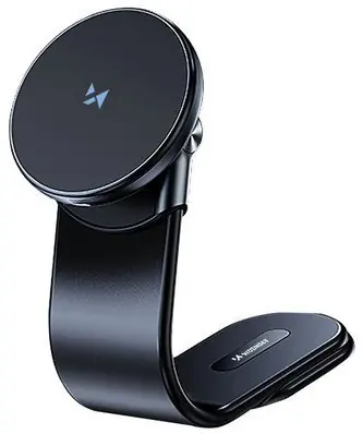 Wozinsky WCZ2Y2S čierna / Držiak telefónu do auta / Magnetický / MagSafe / Indukčné nabíjanie 15W