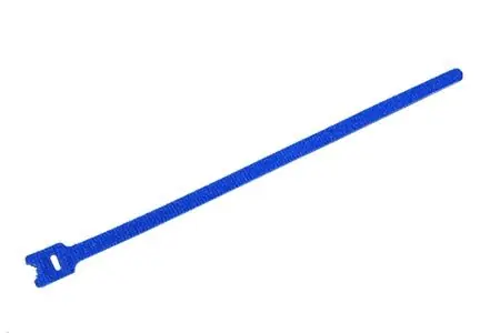 Velcro Sťahovacia páska 13 mm modrá / Sťahovacia páska / suchý zips / 20 cm / 25 ks