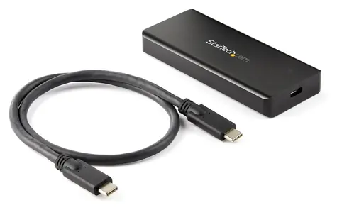 StarTech Box pre M.2 NVMe SSD čierna / Externý box / USB-C / 10 Gbps / IP67