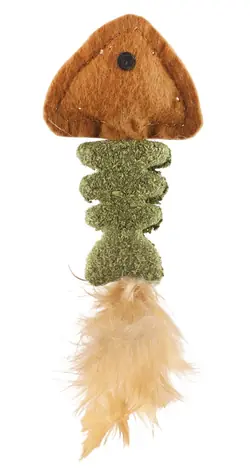 Huhubamboo Hračka ryba s catnipom / Hračka pre mačky / catnip
