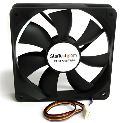 StarTech Ventilátor 120x25mm PWM čierna / Ventilátor / 120 mm / 4-pin PWM / MTBF 40000 h