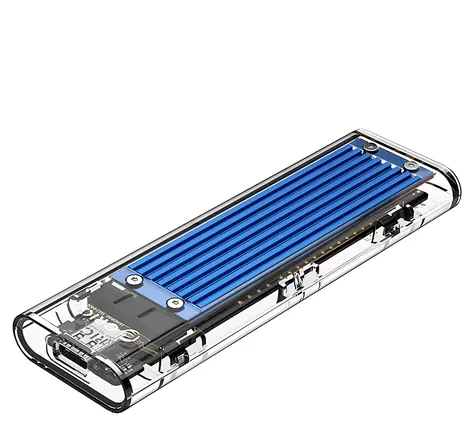 Orico TCM2-C3 externý box pre M.2 NVMe SSD modrá / 10 GB/s / USB-C