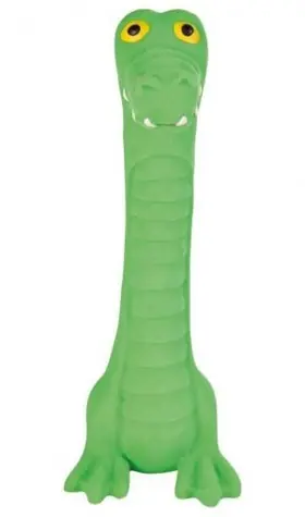 TRIXIE Krokodíl latex stojaci 18 cm / Hračka pre psov / So zvukom