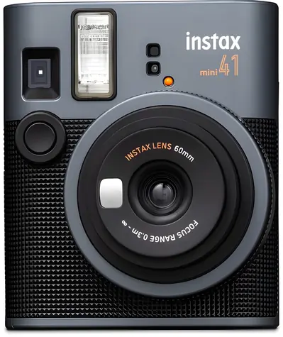 Fujifilm instax mini 41 čierna / Instantný fotoaparát / selfie zrkadlo / automatická expozícia