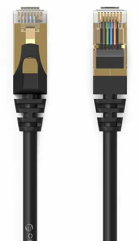 Orico PUG-C7 CAT7 5 m čierna / Sieťový kábel / RJ-45 - RJ45 / 10Gbps