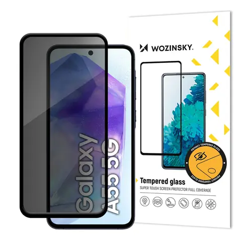 Wozinsky Privacy tvrdené sklo pre Samsung Galaxy A56/A36 / Ochranné sklo / Anti-Spy filter / Tvrdené sklo