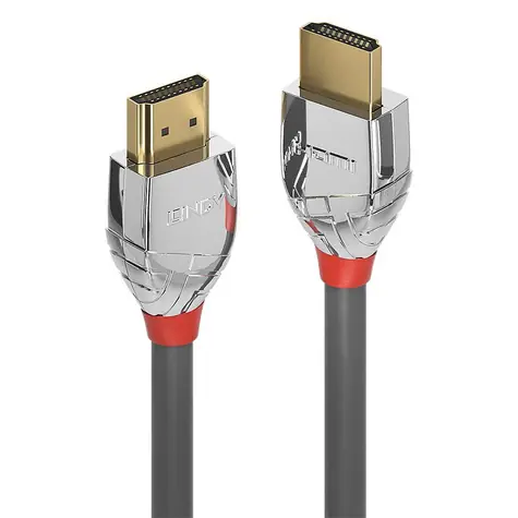 Lindy Cromo Line sivá / HDMI kábel / High Speed / 2 m / 4K 4096×2160 / 18 Gbit/s