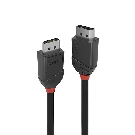 Lindy Black Line / Prípojný kábel / DisplayPort 1.2 / 3 m / 4096 x 2160