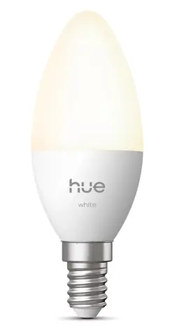 Philips Hue LED žiarovka E14 3,7W teplá biela / múdra LED žiarovka / sviečka / 2700 K / stmievateľná