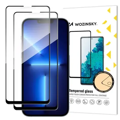 Wozinsky Tvrdené sklo Full Glue pre Samsung Galaxy M16 / Ochranné sklo / 2 ks / Lepenie cez celý displej