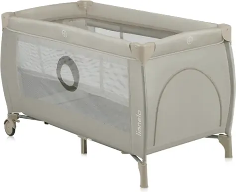 Lionelo Postieľka cestovná Stefi PLUS Beige Cappuccino / Do 36 mesiacov