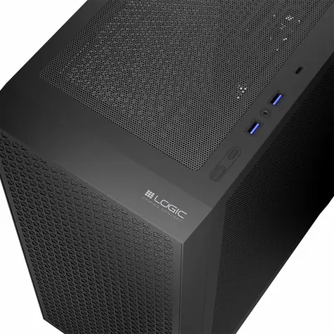 Logic DART PRO čierna / Skriňa / Midi Tower / ATX / USB-C 3.2 Gen2 / 4X 120mm fan / bez zdroja