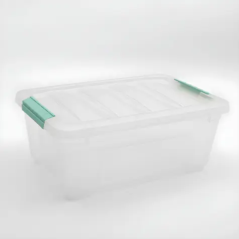 Doloni Úložný box 12 l číry / Úložný box / plast / 42 x 28 x 15 cm