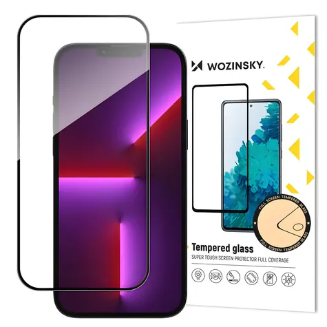Wozinsky Full Glue ochranné sklo pre Apple iPhone 16 Pro Max / Ochranné sklo / Lepenie cez celý displej
