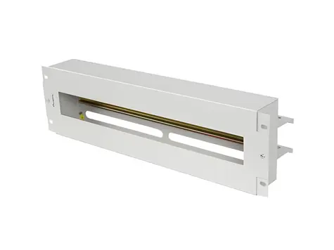 Lanberg 19" 3U napäťový rozvádzač TS-35 sivý / Rozvádzač do racku / DIN lišta / 3U