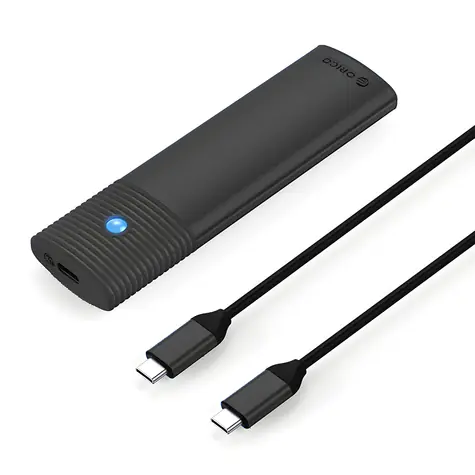 Orico PWM2-G2 externý box pre M.2 NVMe SSD čierna / 10 GB/s / USB-C