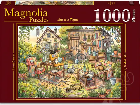 MAGNOLIA Puzzle Sladká záhrada / 1000 dielikov / 68 × 48 cm