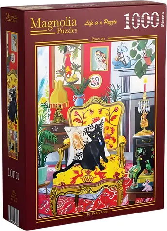 MAGNOLIA Puzzle Mačacie labky / 1000 dielikov / 48 x 68 cm