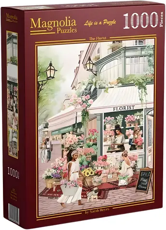 MAGNOLIA Puzzle Kvetinárstvo / 1000 dielikov / 48 x 68 cm