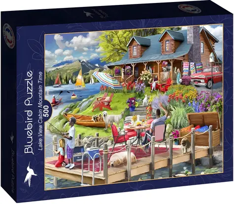 BlueBird Puzzle Odpočinok pri jazere / 500 dielikov / od 12 rokov