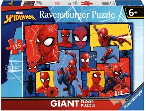 Ravensburger Podlahové puzzle Spiderman / 125 dielikov / 70 x 50 cm