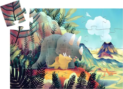 DJECO Puzzle Dinosaurus / 24 dielikov / 42 x 30 cm