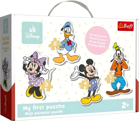 Trefl Baby puzzle Disney: Mickey a priatelia 4v1 / 2+3+4+5 dielikov