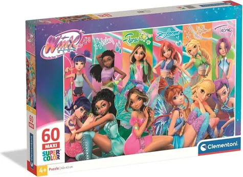 Clementoni Puzzle Winx MAXI / 60 dielikov / od 4 rokov