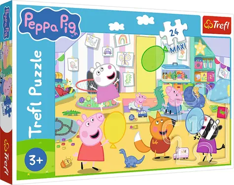 Trefl Puzzle Krásna Peppa MAXI / 24 dielikov / 60 x 40 cm / od 3 rokov