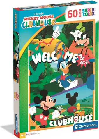 Clementoni Puzzle Mickeyho klbko MAXI / 60 dielikov / od 4 rokov