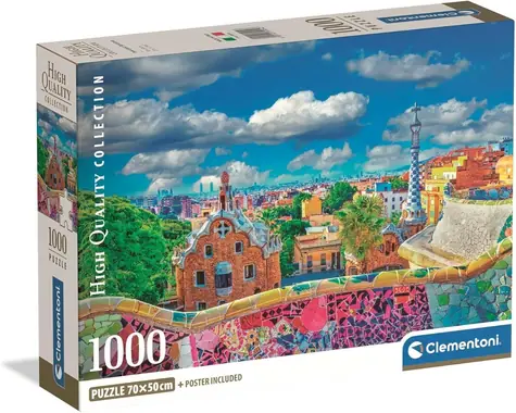 Clementoni Puzzle Park Güell, Barcelona / 1000 dielikov / od 14 rokov