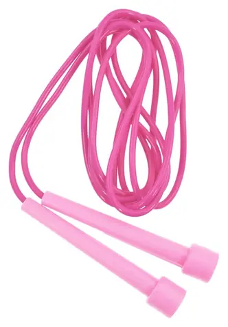 Lifefit Švihadlo Speed Rope 280cm ružové / PVC lano / Plastové rukoväte / Nastaviteľná dĺžka