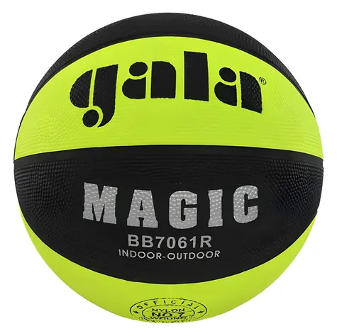 GALA Basketbalová lopta MAGIC / Veľkosť 7 / Gumový povrch / Butylová vzdušnica / Pre hru vonku