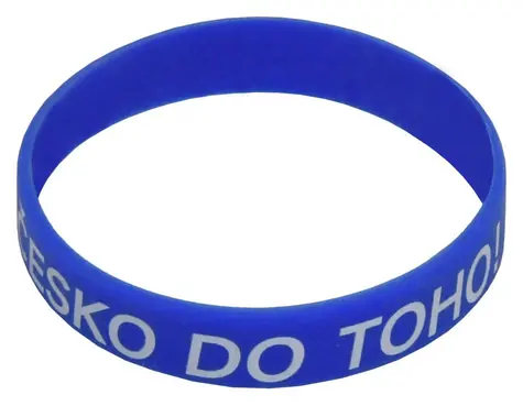 Sportteam Náramok silikón ČR 5 / Fandovský doplnok / Česká republika