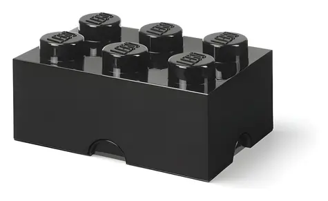 LEGO® Storage 40000803 Brick 6 čierna / Úložný box / 375 x 250 x 180 mm