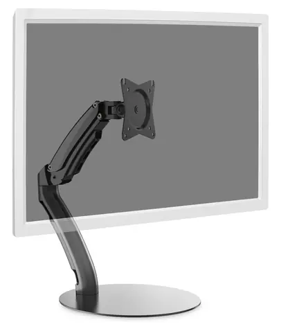 Digitus stolný držiak monitora čierna / Držiak monitora / plynová pružina / nosnosť 6,5 kg / do 27"