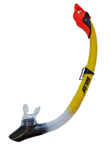 CALTER Adult 117Silicon žltá / Šnorchel / silikón / flexibilná trubica / vlnolam proti vode
