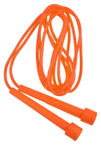 Lifefit Švihadlo SPEED ROPE 280 cm oranžové / PVC lano / plastové rukoväte / nastaviteľná dĺžka