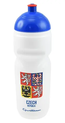 Sportteam Fľaša Sportteam ČR biela / 600 ml