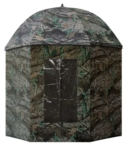 Suretti Dáždnik s bočnicou Full Cover CAMO 250 cm / Dáždnik / Rybársky / S bočnicou