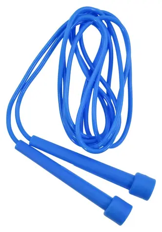 Lifefit Švihadlo Speed Rope 280cm modré / PVC lano / Plastové rukoväte / Nastaviteľná dĺžka