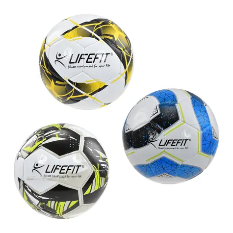 Lifefit Futbalová lopta veľ. 5 / PVC / Strojovo šitá / Do trávy