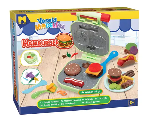 MODELO Modelína Hamburger / Tvorítka a formičky / Modelovacia hmota