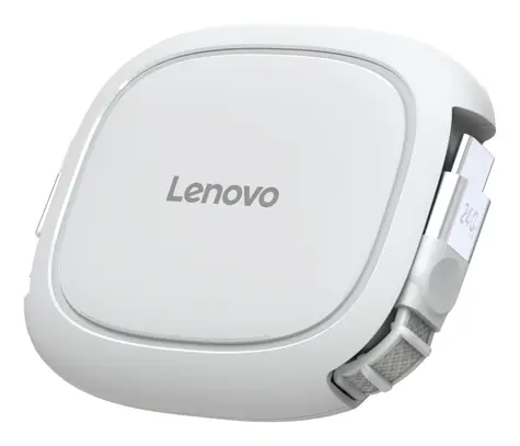 Lenovo 240W USB-C zaťahovací nabíjací kábel biela / Kábel / USB-C / 240 W / 1,2 m